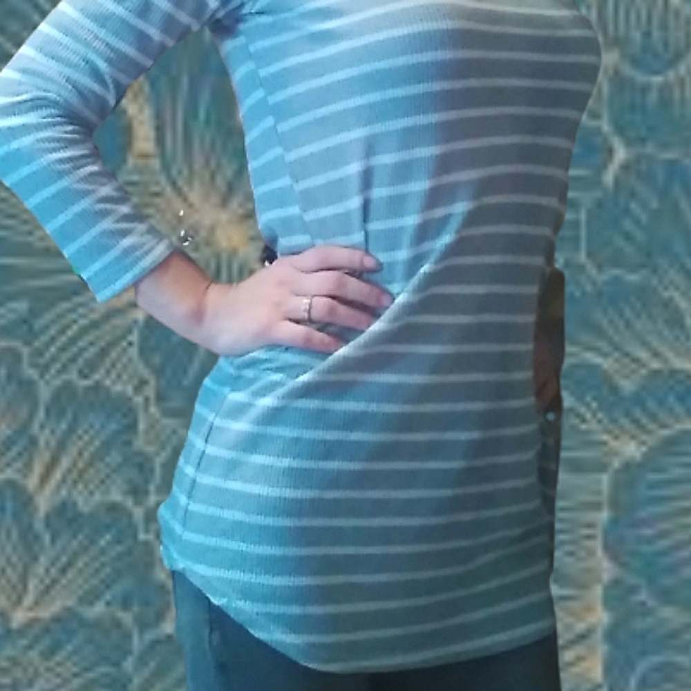 Hot Luxx Couture striped cotton Dress
